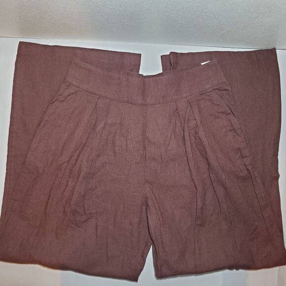Abercrombie & Fitch Chocolate Wide Leg Trousers - Picture 3 of 14